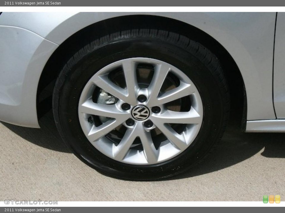 2011 Volkswagen Jetta SE Sedan Wheel and Tire Photo #38544483