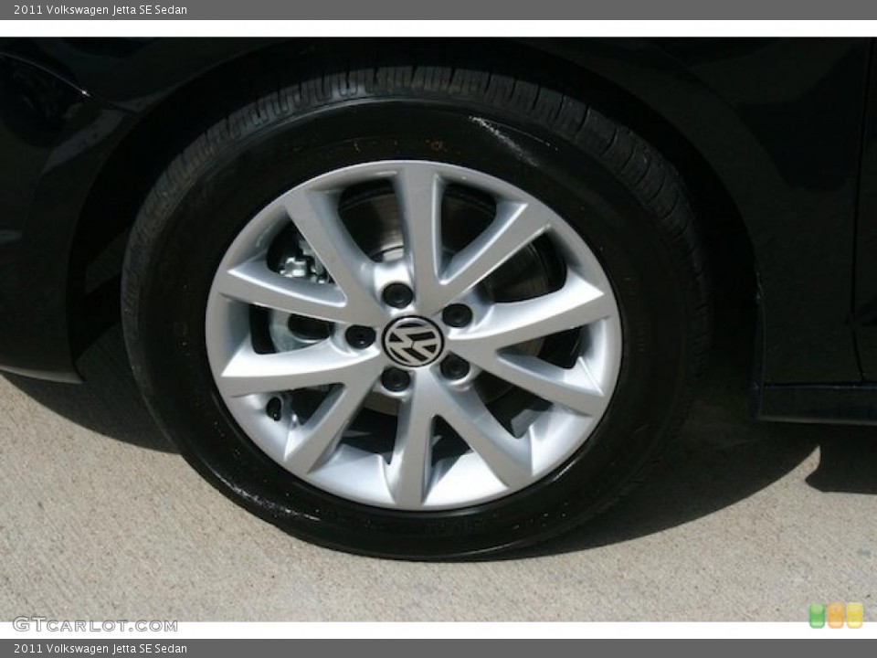 2011 Volkswagen Jetta SE Sedan Wheel and Tire Photo #38544671