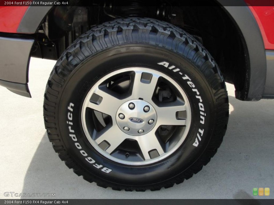 2004 Ford F150 FX4 Regular Cab 4x4 Wheel and Tire Photo #38544691