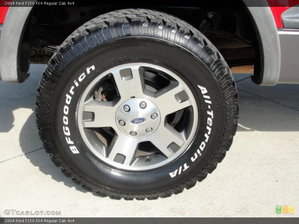 2004 Ford F150 FX4 Regular Cab 4x4 Wheel and Tire Photo #38544715