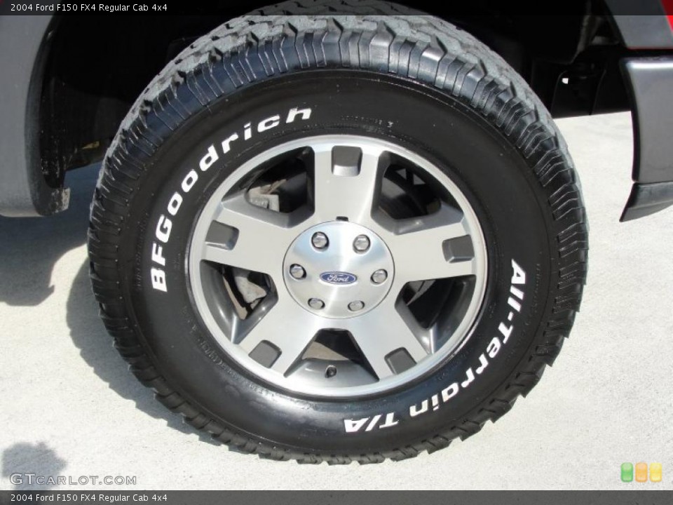 2004 Ford F150 FX4 Regular Cab 4x4 Wheel and Tire Photo #38544727