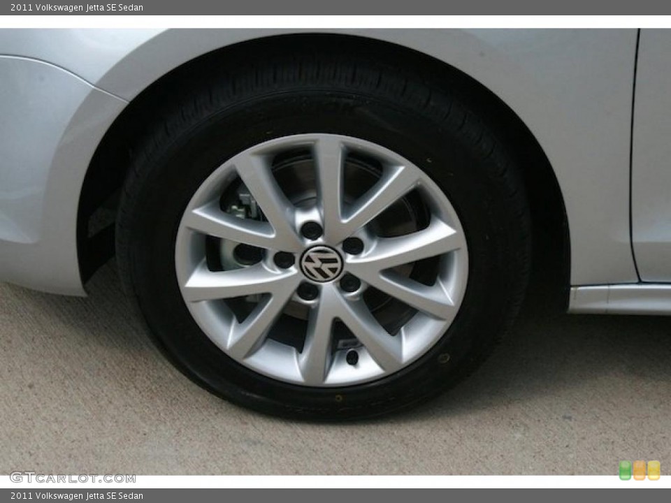 2011 Volkswagen Jetta SE Sedan Wheel and Tire Photo #38545087