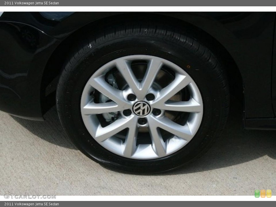 2011 Volkswagen Jetta SE Sedan Wheel and Tire Photo #38545515