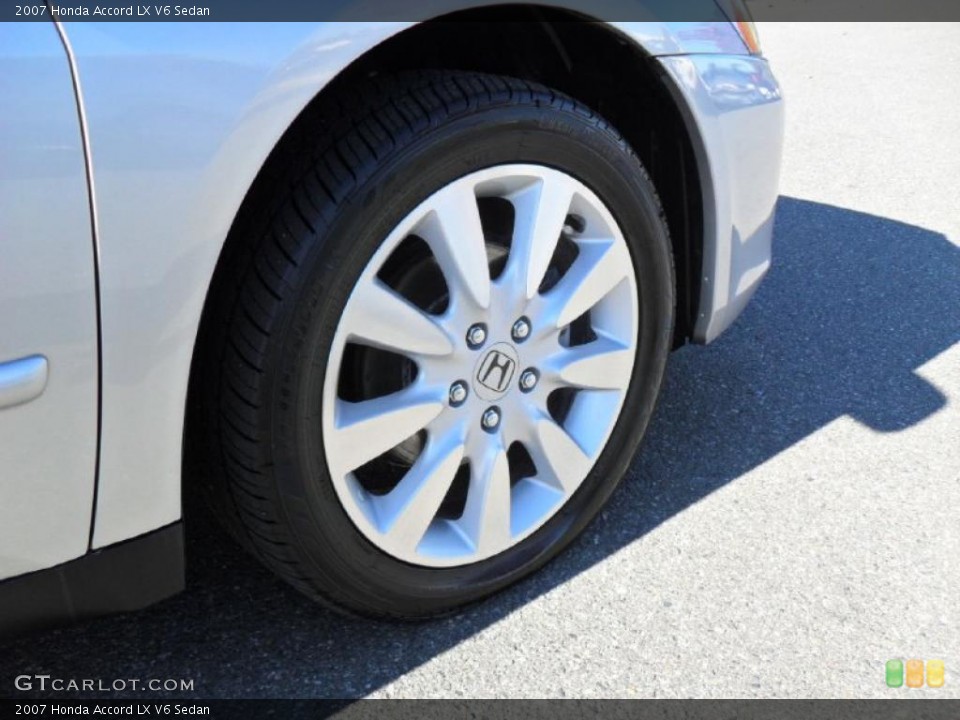 2007 Honda Accord LX V6 Sedan Wheel and Tire Photo #38550797