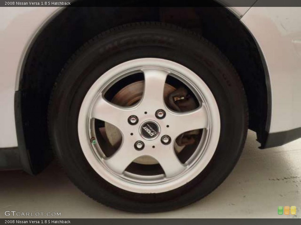 2008 Nissan Versa Custom Wheel and Tire Photo #38551885