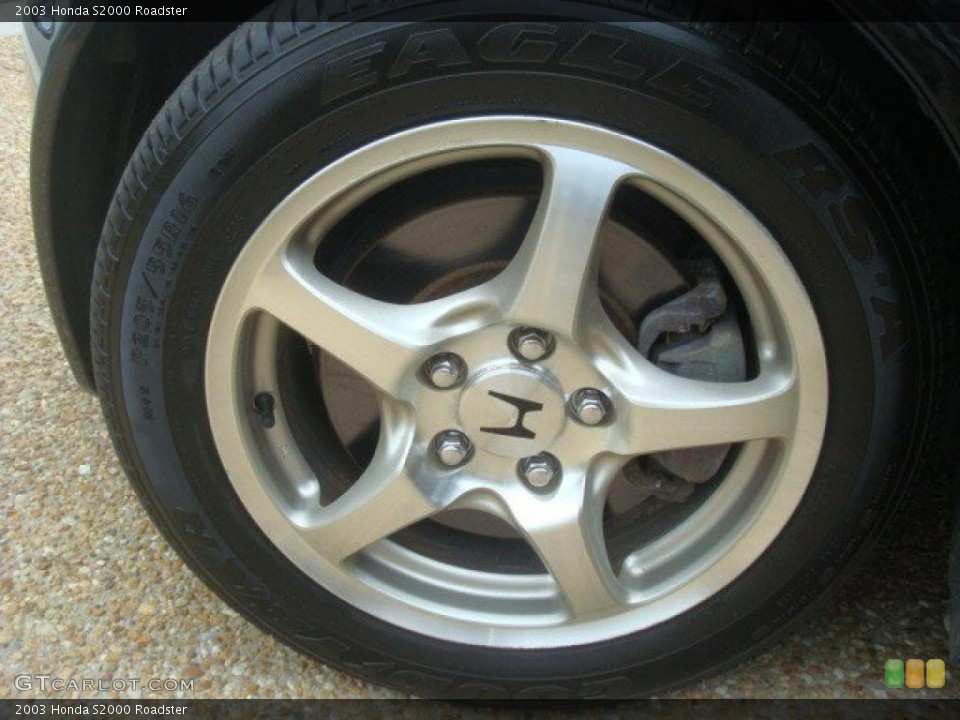 2003 Honda S2000 Roadster Wheel and Tire Photo #38553009