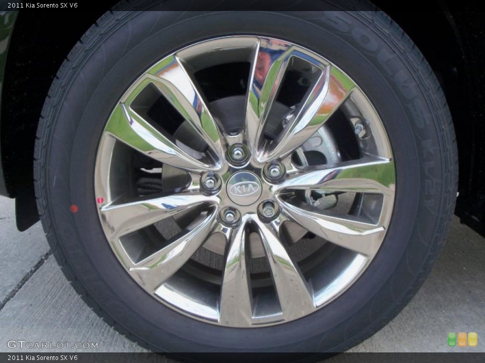 2011 Kia Sorento SX V6 Wheel and Tire Photo #38557701