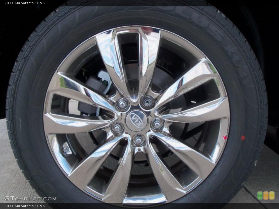 2011 Kia Sorento SX V6 Wheel and Tire Photo #38559341