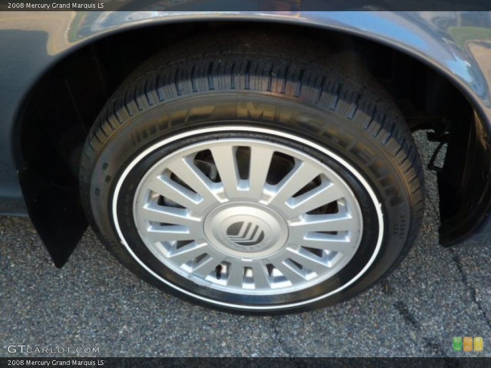 2008 Mercury Grand Marquis LS Wheel and Tire Photo #38563413