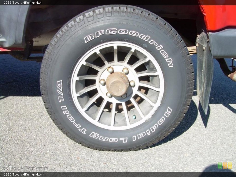 1986 Toyota 4Runner Wheels and Tires