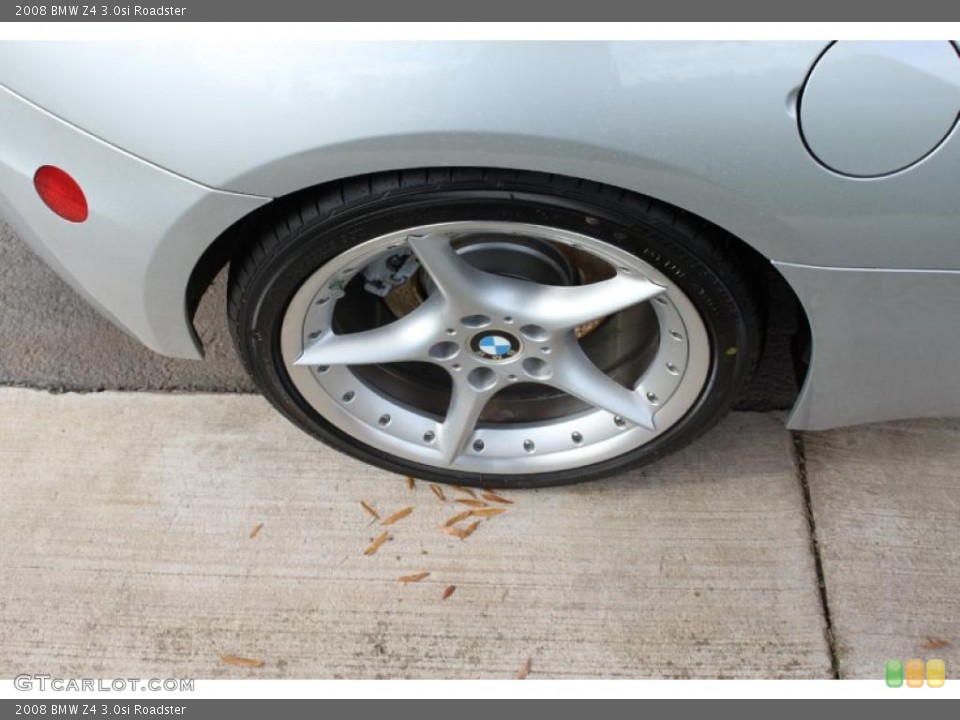 2008 BMW Z4 3.0si Roadster Wheel and Tire Photo #38565553