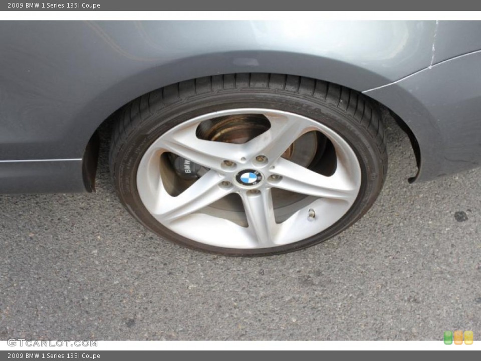 2009 BMW 1 Series 135i Coupe Wheel and Tire Photo #38569089