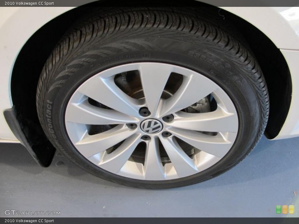 2010 Volkswagen CC Sport Wheel and Tire Photo #38570168