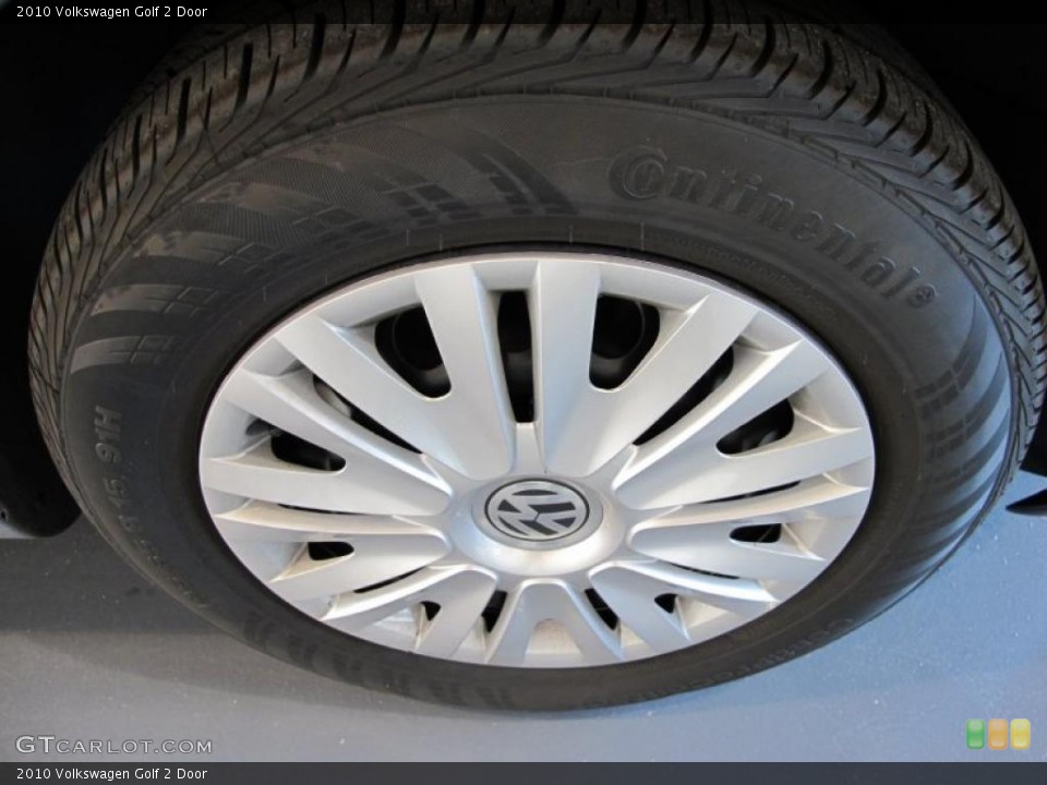 2010 Volkswagen Golf 2 Door Wheel and Tire Photo #38570460