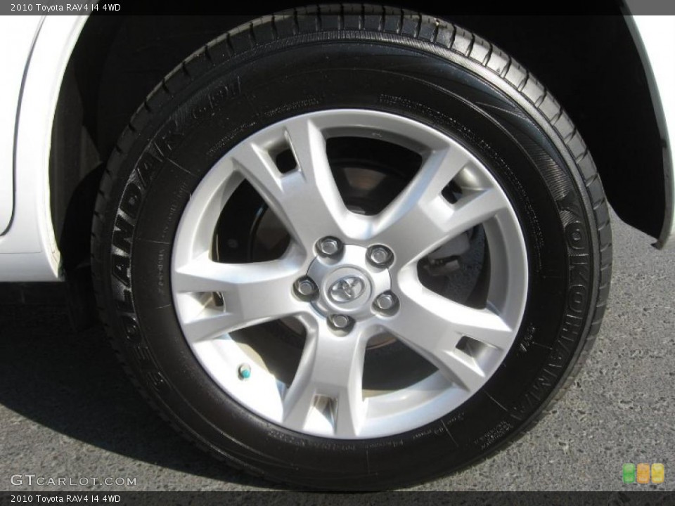 2010 Toyota RAV4 I4 4WD Wheel and Tire Photo #38571136