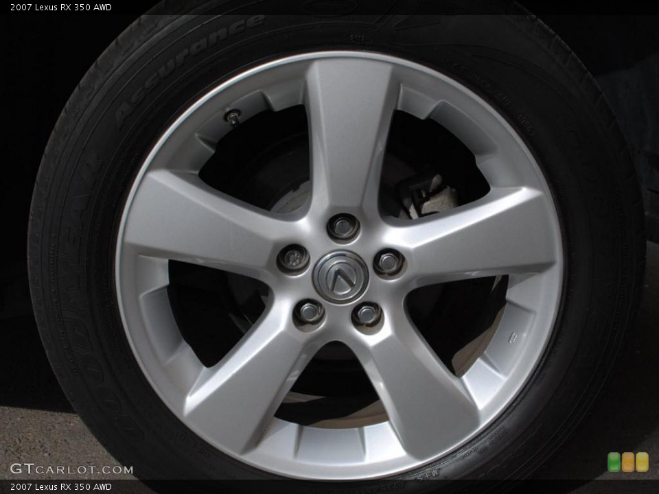 2007 Lexus RX 350 AWD Wheel and Tire Photo #38571268