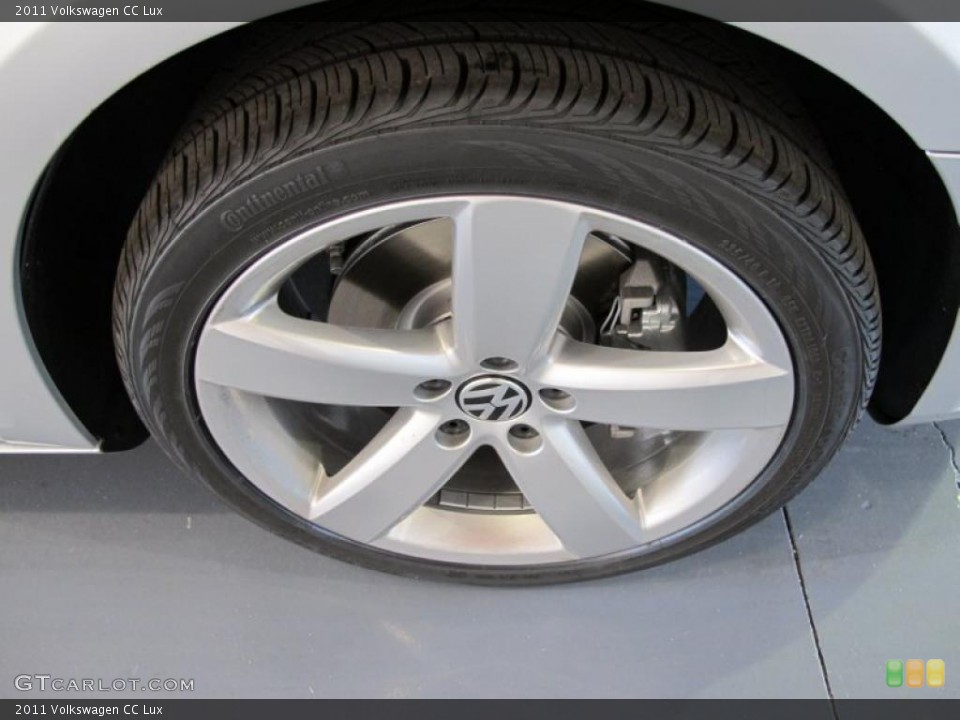 2011 Volkswagen CC Lux Wheel and Tire Photo #38571372