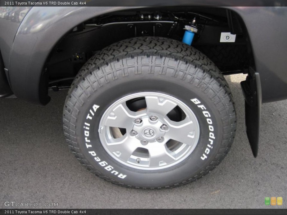 2011 Toyota Tacoma V6 TRD Double Cab 4x4 Wheel and Tire Photo #38572228