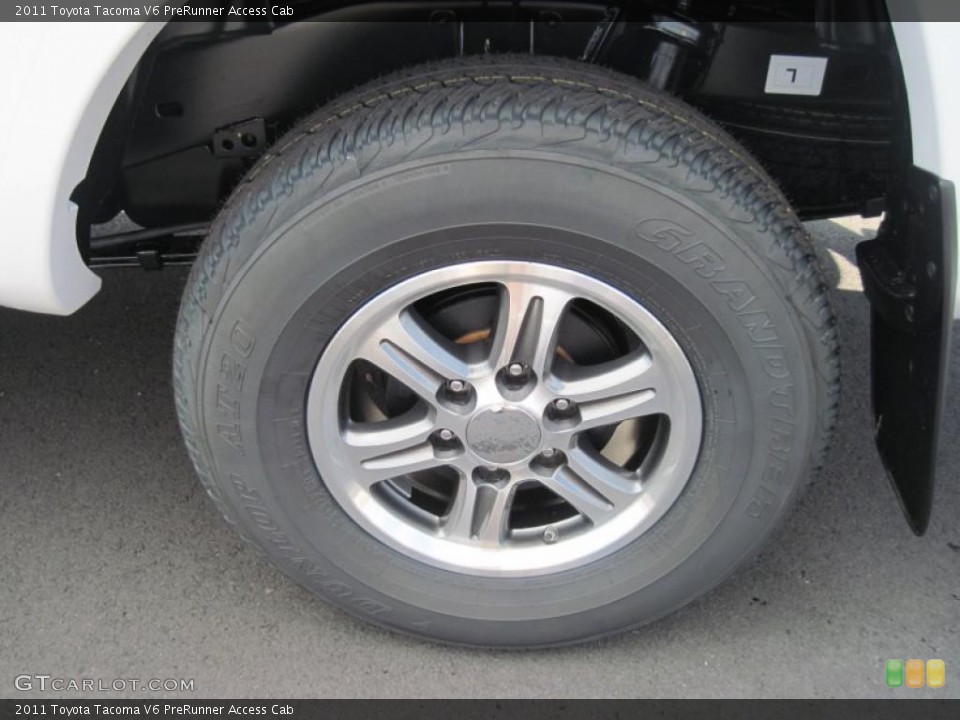 2011 Toyota Tacoma V6 PreRunner Access Cab Wheel and Tire Photo #38572500