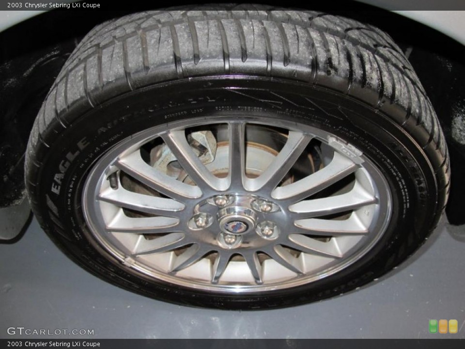 2003 Chrysler Sebring LXi Coupe Wheel and Tire Photo #38572604