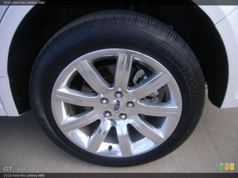 2010 Ford Flex Limited AWD Wheel and Tire Photo #38573832