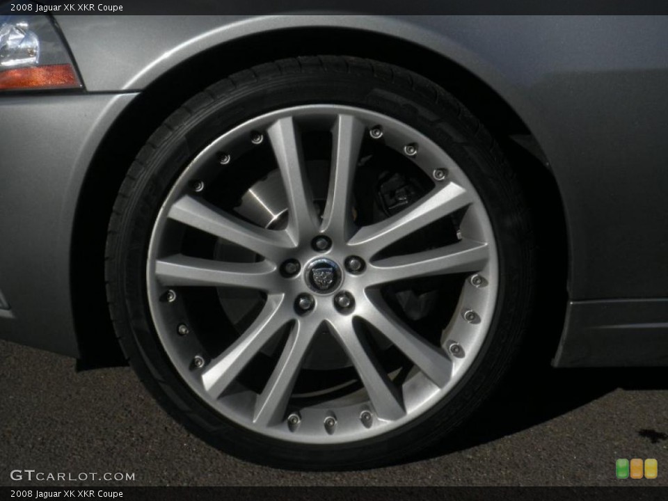 2008 Jaguar XK XKR Coupe Wheel and Tire Photo #38574284