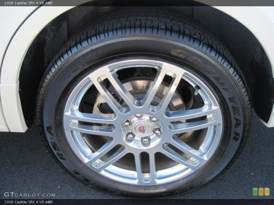2008 Cadillac SRX 4 V8 AWD Wheel and Tire Photo #38575480