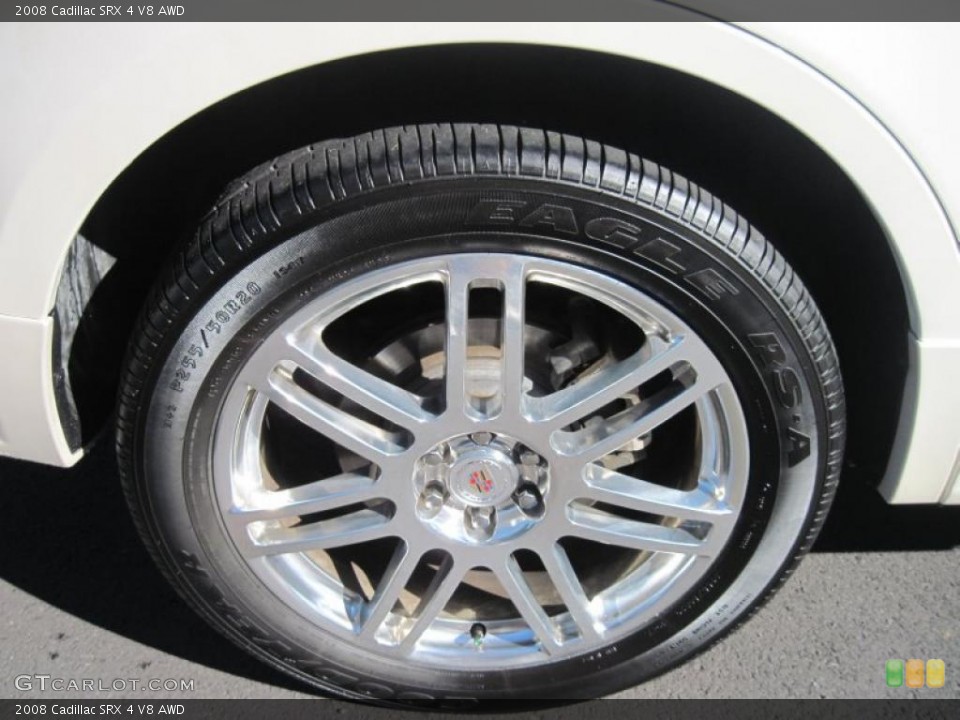 2008 Cadillac SRX 4 V8 AWD Wheel and Tire Photo #38575496
