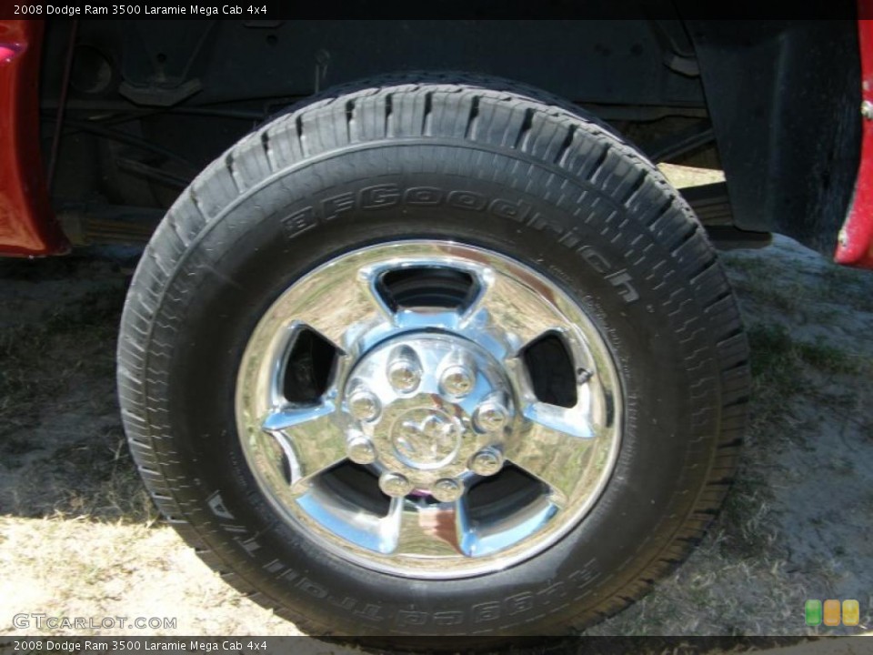 2008 Dodge Ram 3500 Laramie Mega Cab 4x4 Wheel and Tire Photo #38575896