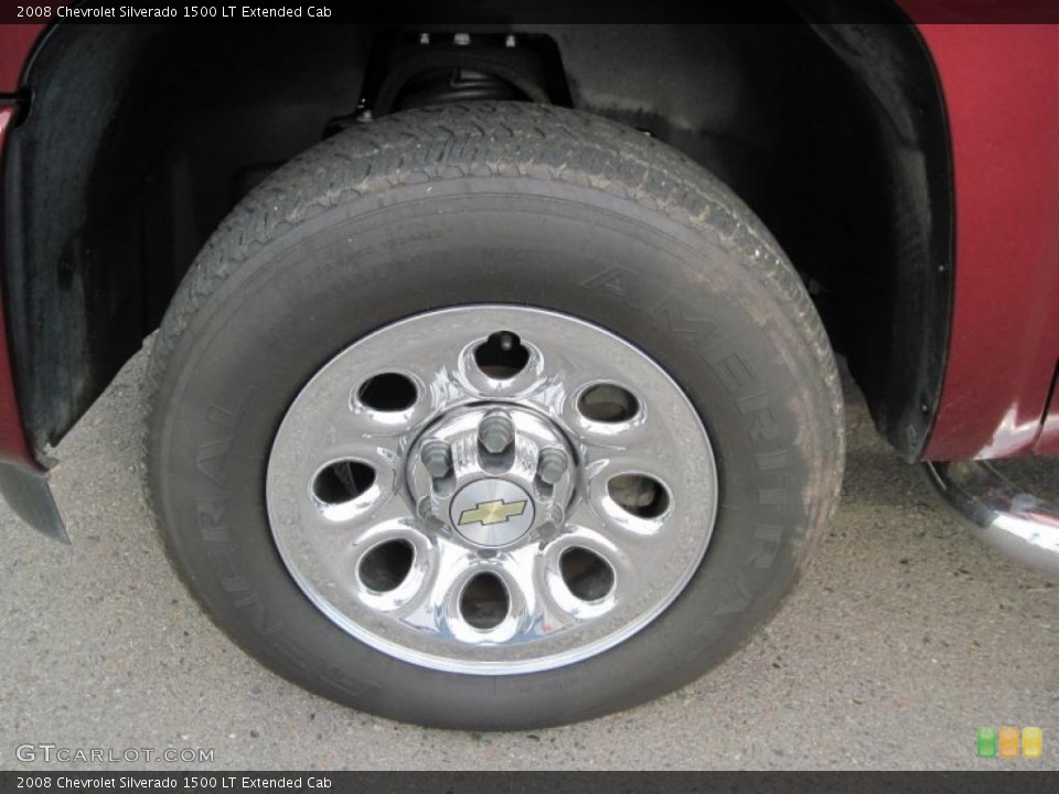 2008 Chevrolet Silverado 1500 LT Extended Cab Wheel and Tire Photo #38577412