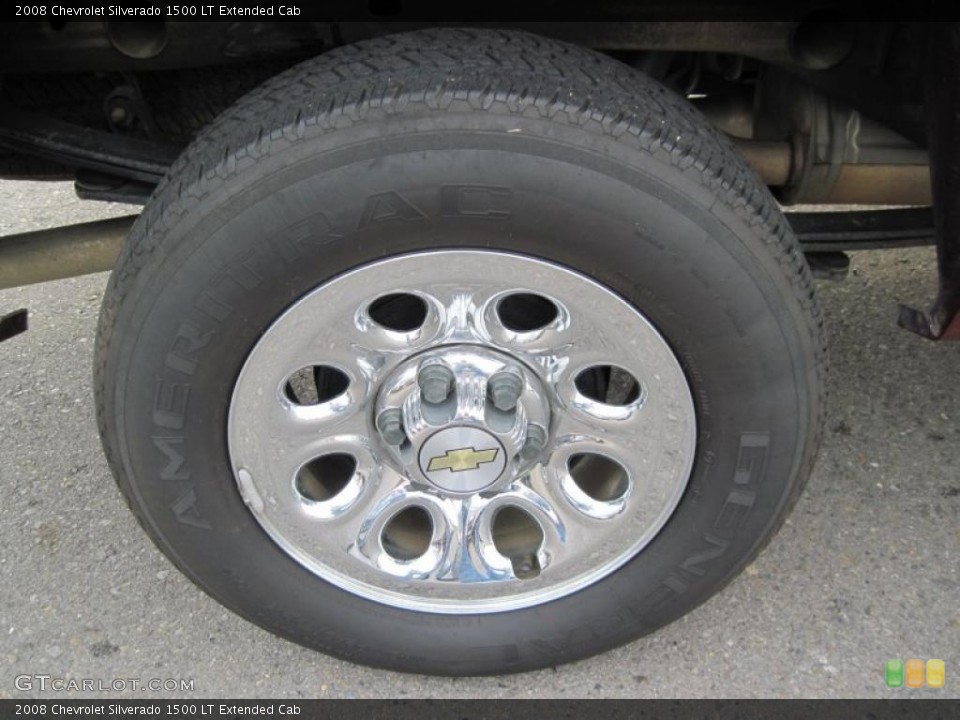 2008 Chevrolet Silverado 1500 LT Extended Cab Wheel and Tire Photo #38577436