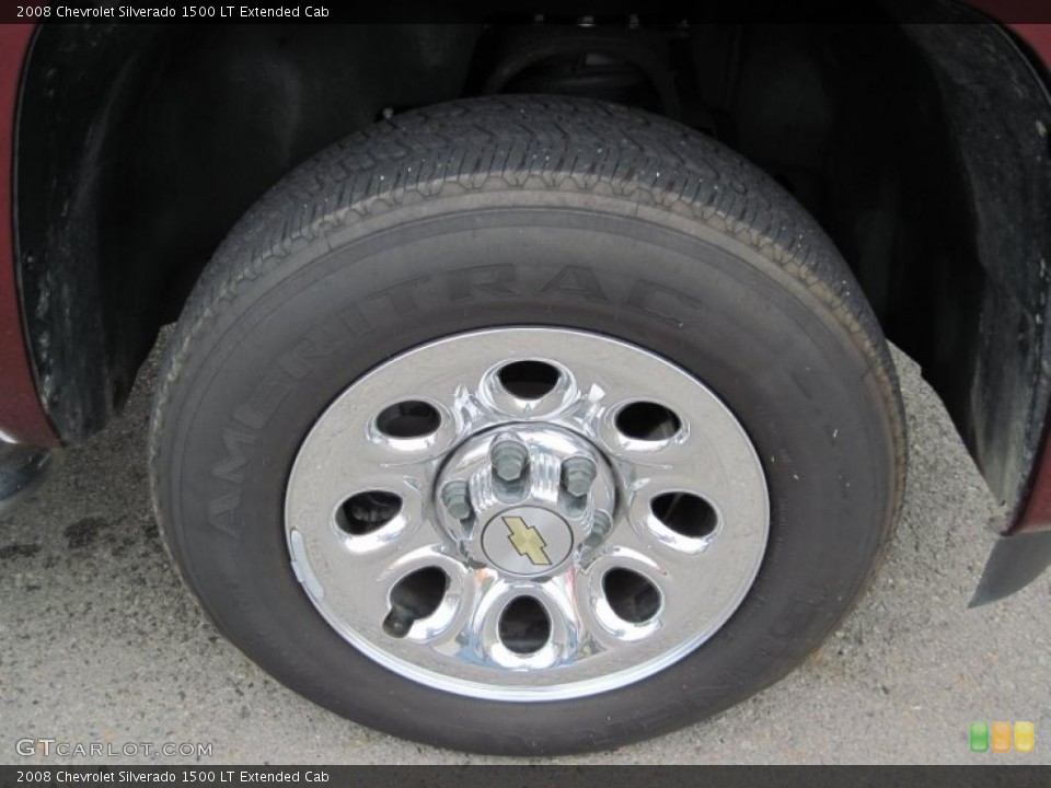2008 Chevrolet Silverado 1500 LT Extended Cab Wheel and Tire Photo #38577456