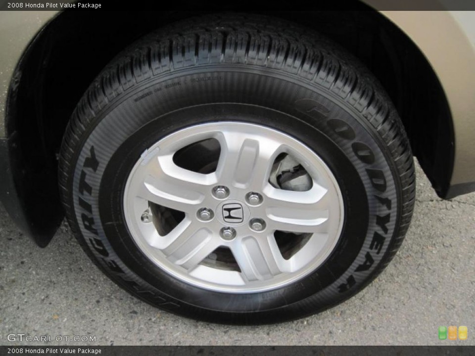 2008 Honda Pilot Value Package Wheel and Tire Photo #38577720