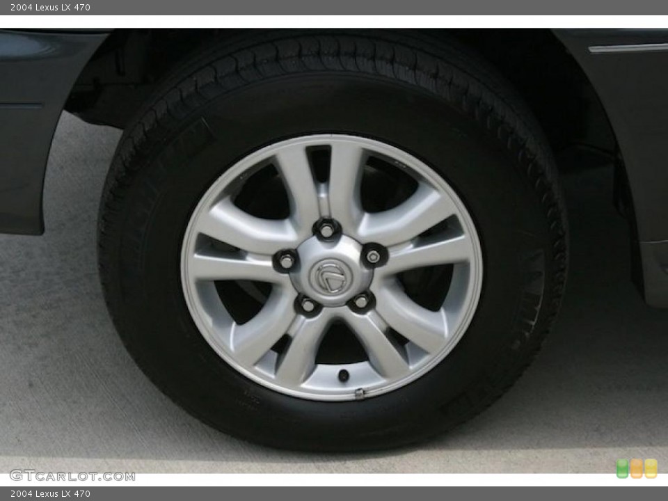 2004 Lexus LX 470 Wheel and Tire Photo #38579536