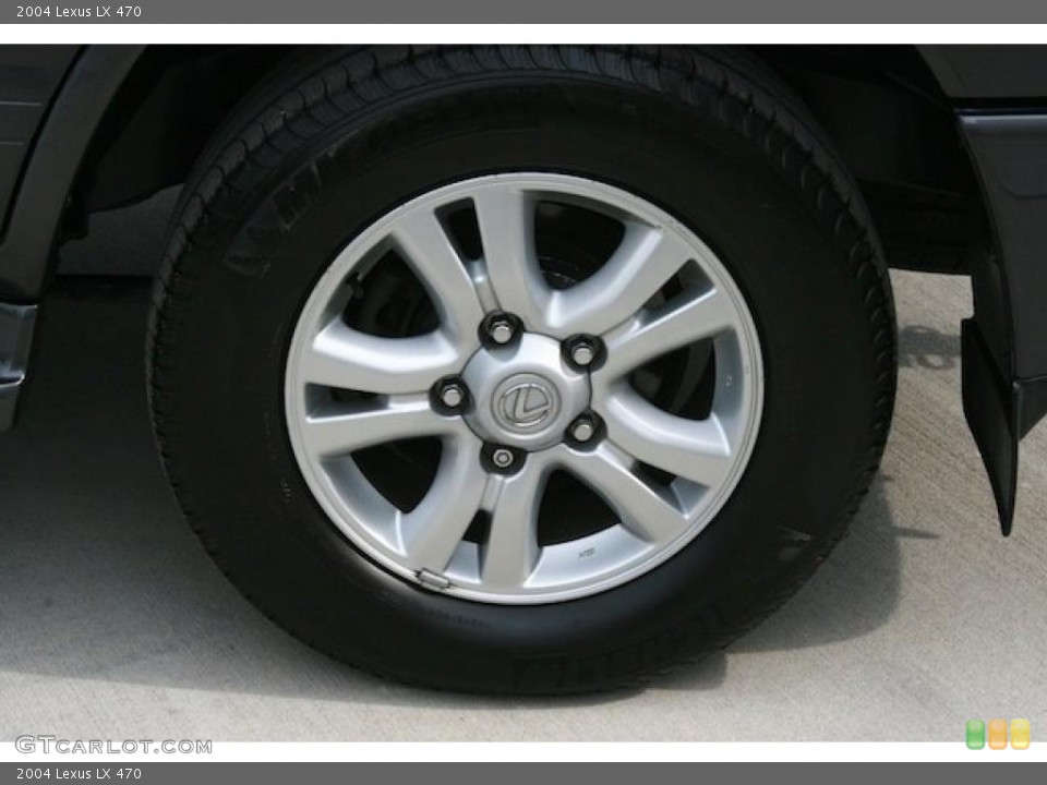 2004 Lexus LX 470 Wheel and Tire Photo #38579548