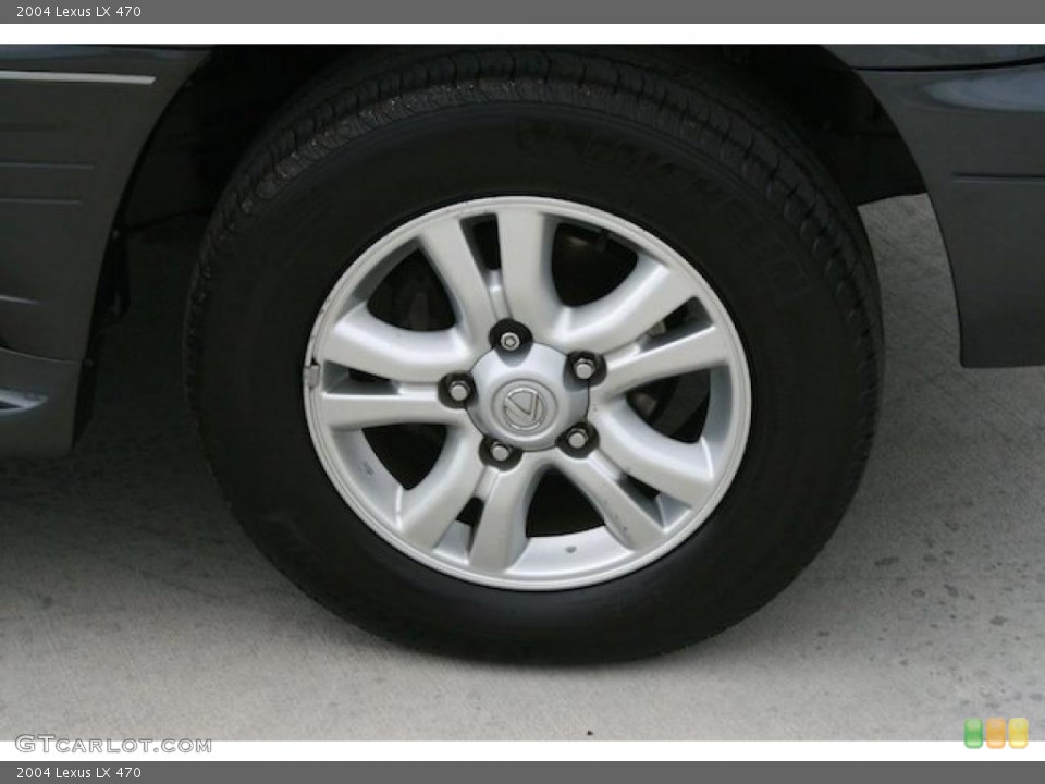 2004 Lexus LX 470 Wheel and Tire Photo #38579576