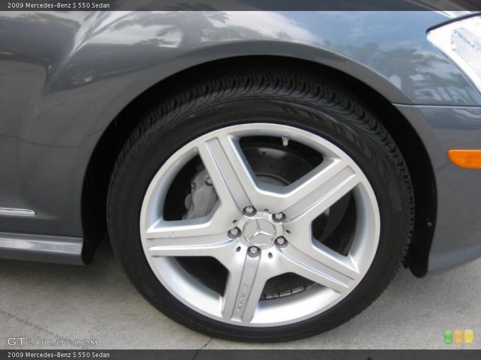2009 Mercedes-Benz S 550 Sedan Wheel and Tire Photo #38579668