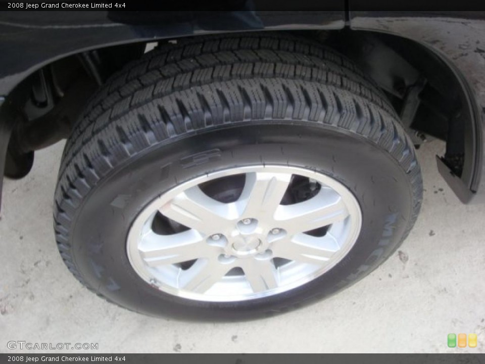 2008 Jeep Grand Cherokee Limited 4x4 Wheel and Tire Photo #38579784