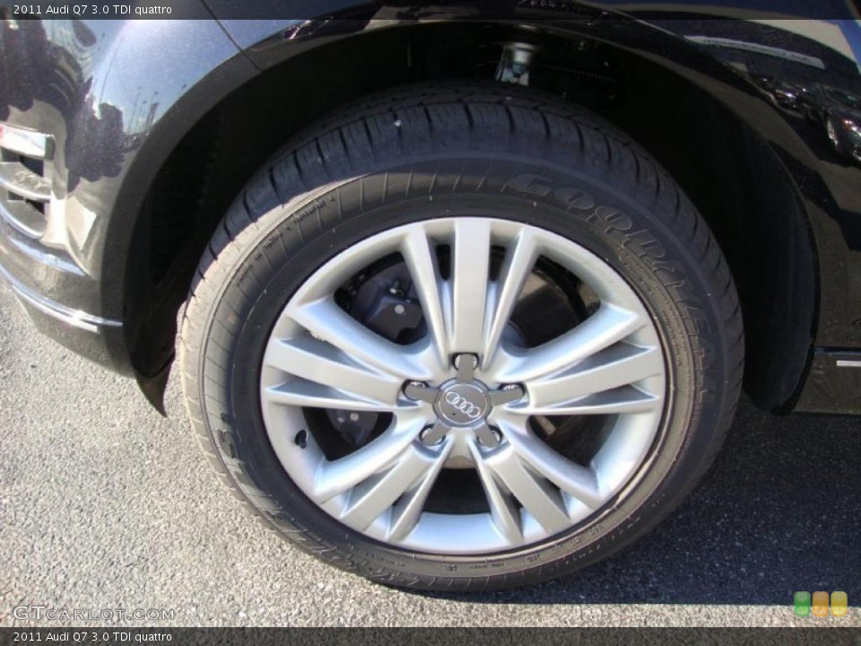 2011 Audi Q7 3.0 TDI quattro Wheel and Tire Photo #38582396