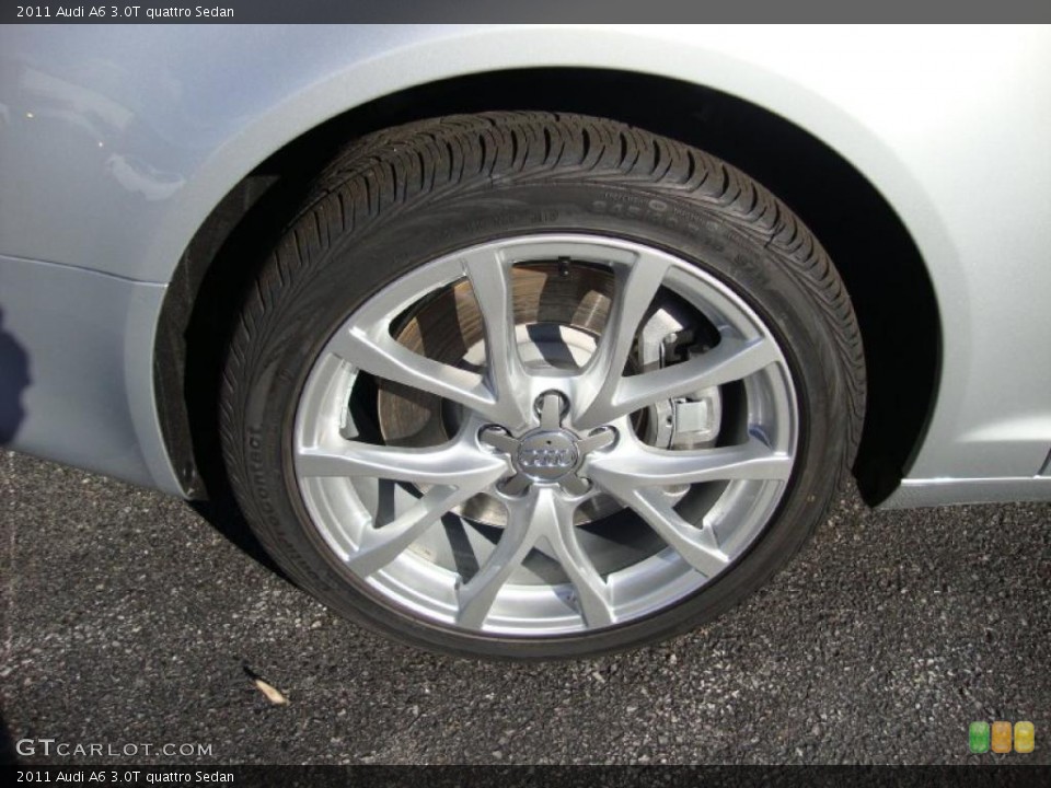 2011 Audi A6 3.0T quattro Sedan Wheel and Tire Photo #38583076