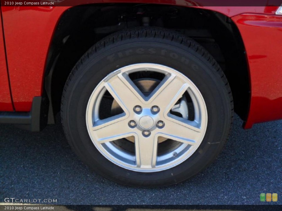 2010 Jeep Compass Latitude Wheel and Tire Photo #38584308