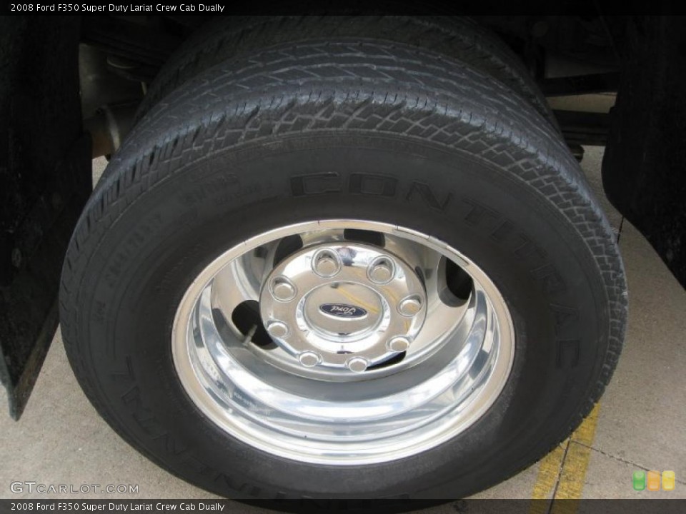 2008 Ford F350 Super Duty Lariat Crew Cab Dually Wheel and Tire Photo #38587985