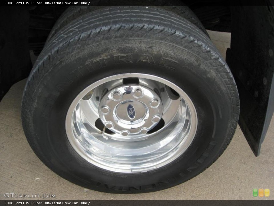 2008 Ford F350 Super Duty Lariat Crew Cab Dually Wheel and Tire Photo #38588013