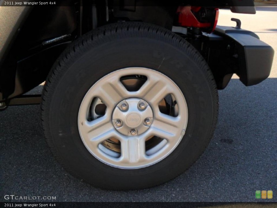 2011 Jeep Wrangler Sport 4x4 Wheel and Tire Photo #38588433