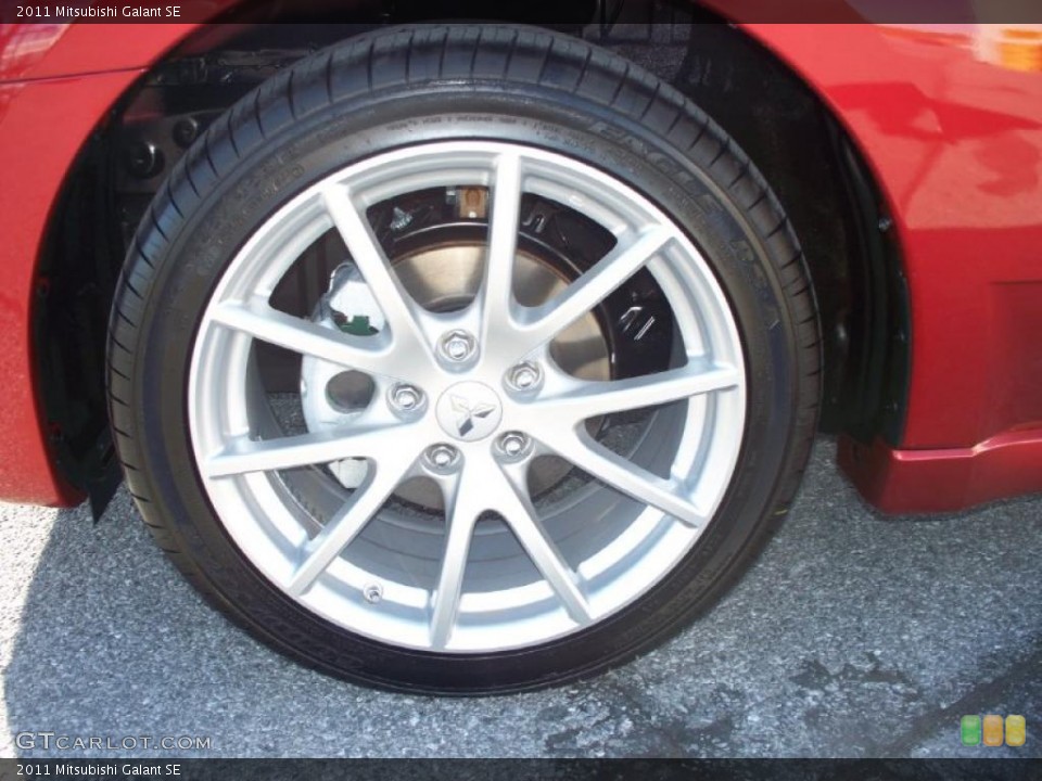 2011 Mitsubishi Galant SE Wheel and Tire Photo #38591669