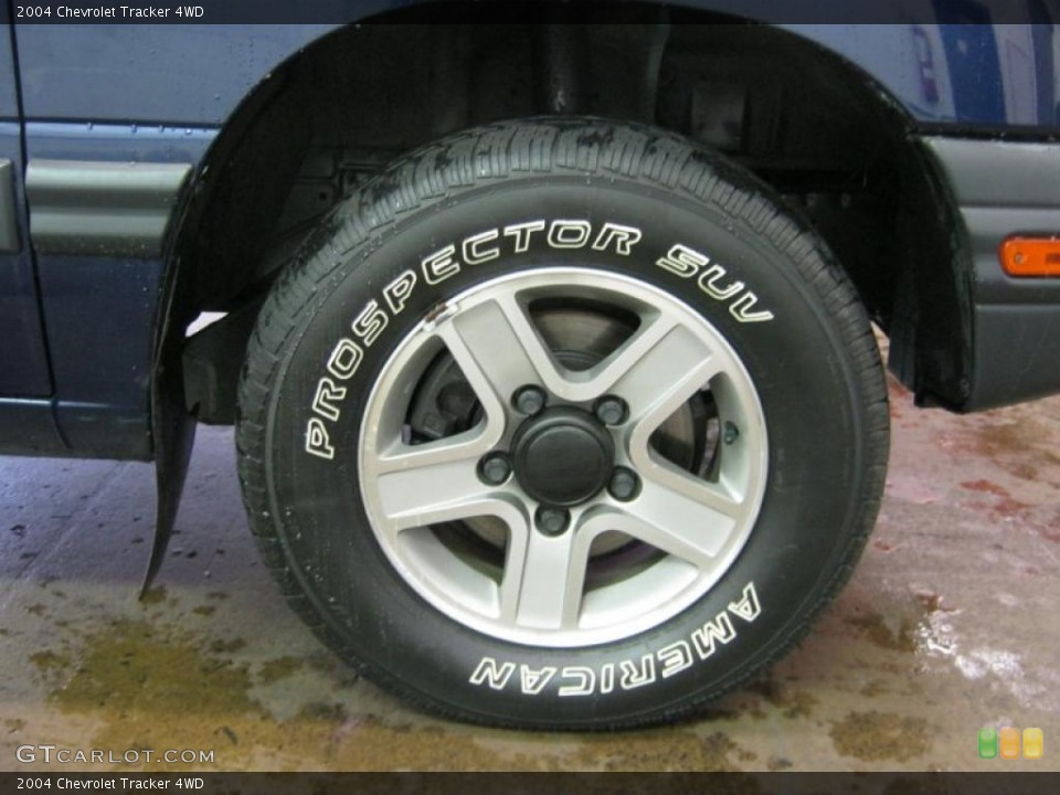 2004 Chevrolet Tracker 4WD Wheel and Tire Photo #38595157