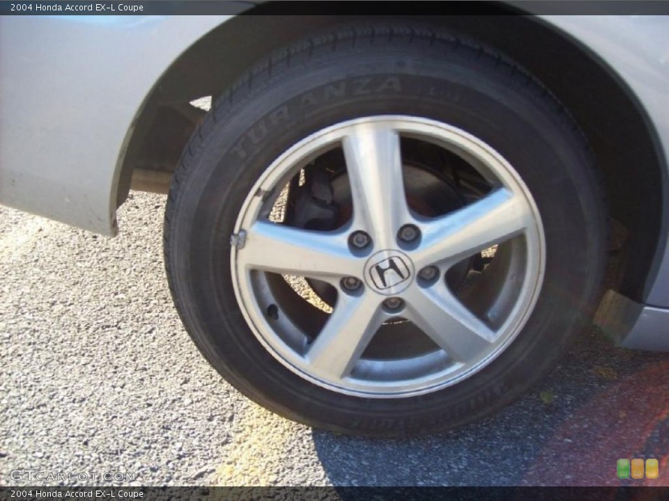 2004 Honda Accord EX-L Coupe Wheel and Tire Photo #38601989