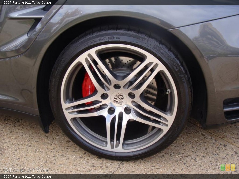 2007 Porsche 911 Turbo Coupe Wheel and Tire Photo #38606357