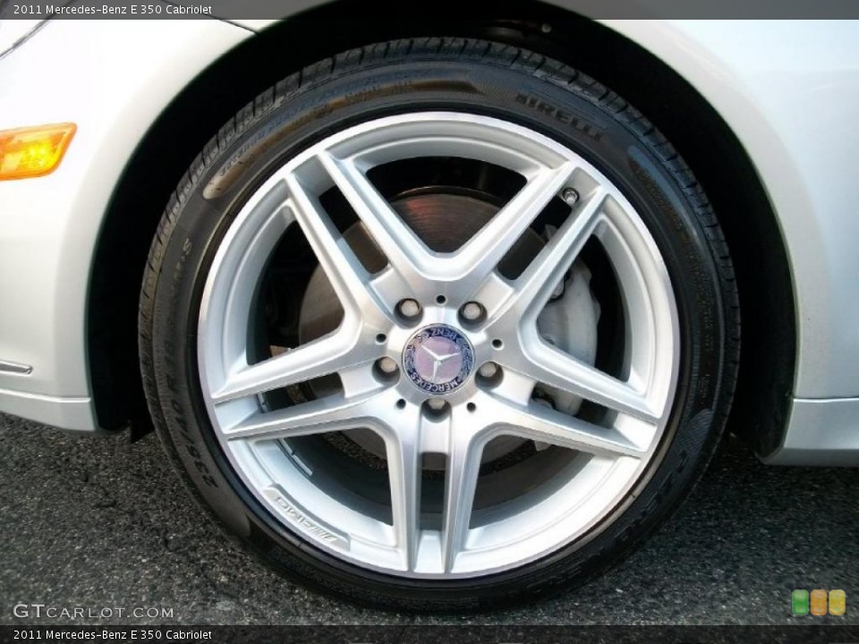 2011 Mercedes-Benz E 350 Cabriolet Wheel and Tire Photo #38606885