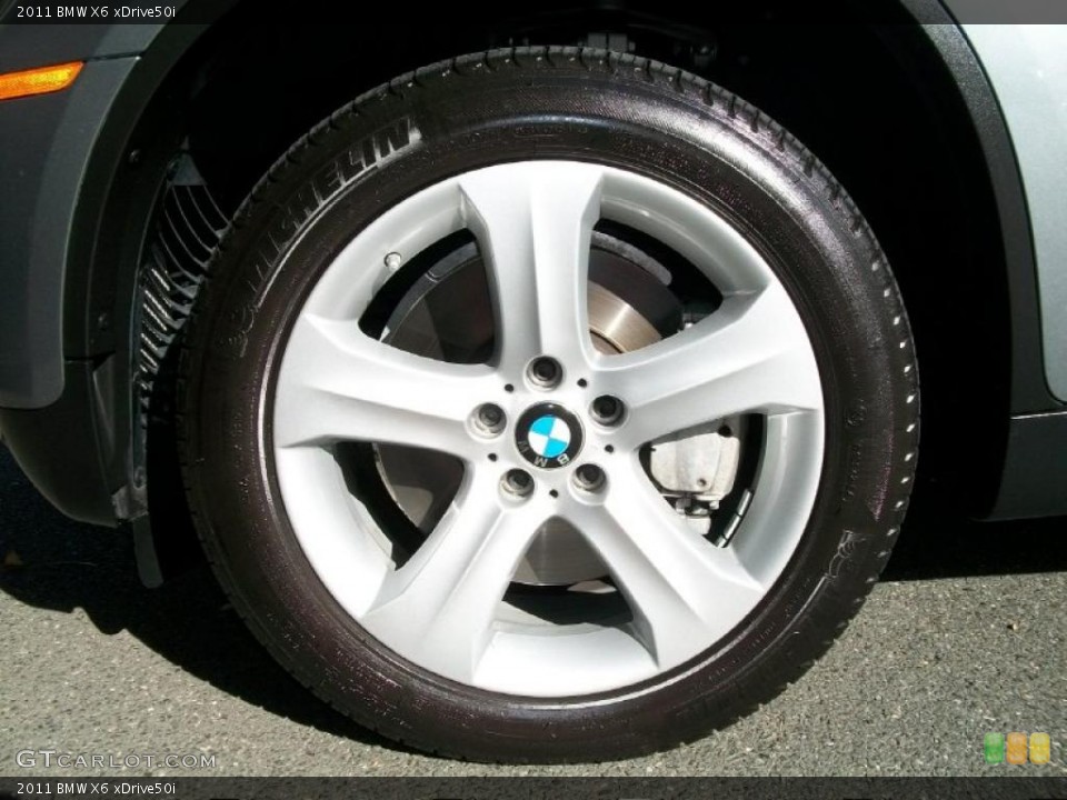 2011 BMW X6 xDrive50i Wheel and Tire Photo #38610365